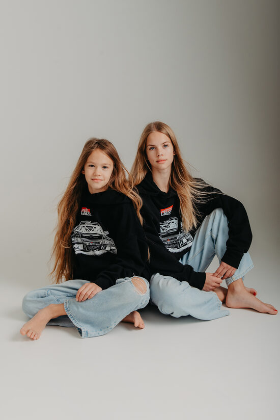 BLACK HOODIE FOR KIDS