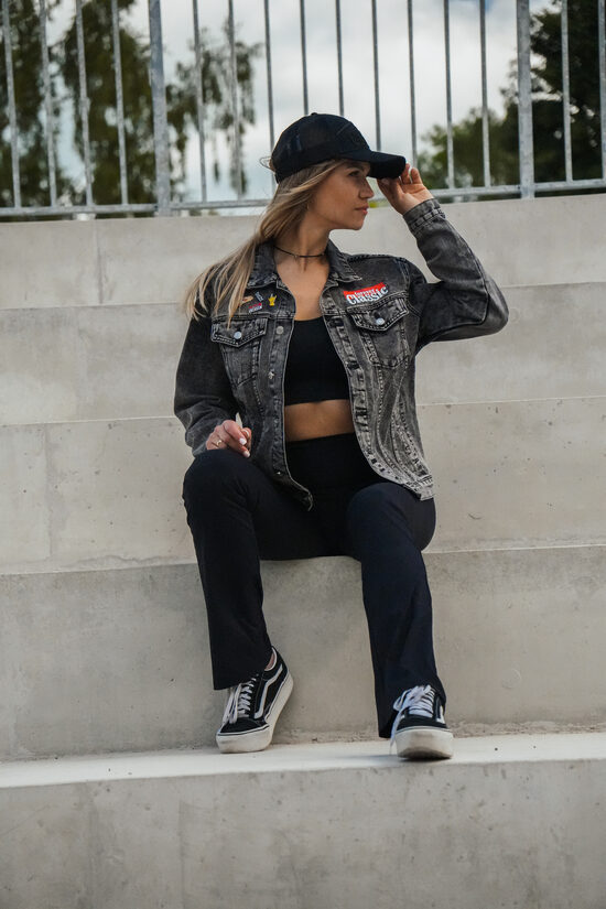 BLACK DENIM JACKET